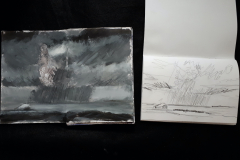 Bass-Rock-And-Storm-Carrie-Sanderson-Artist