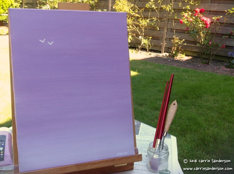From Purple Paint To Purple Paintings